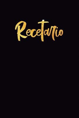 Recetario: Libreta a rayas pequeña, libro de recetas en blanco para escribir. Regalo original perfecto para mujer, hombre. Para c by For Everyone, Journals