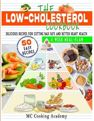 The Low Cholesterol Cookbook: Delicious recipes for cutting bad fats and better heart health by Cooking Academy, MC
